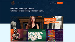 Oranje casino screenshot